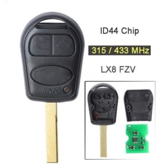 Range Rover 315/433MHz ID44 Chip FCC: LX8FZV
